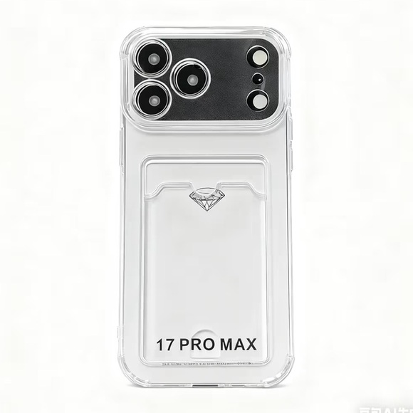 iPhone 17 PRO MAX clear credit card case slot holder - Picture 3 of 3